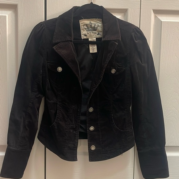 Guess black corduroy jacket - Picture 1 of 3
